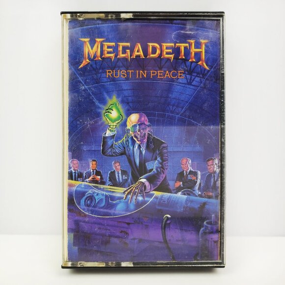 Megadeth Rust in Peace Cassette Tape VTG 1990 Thrash Metal 90s Tested - Picture 1 of 9